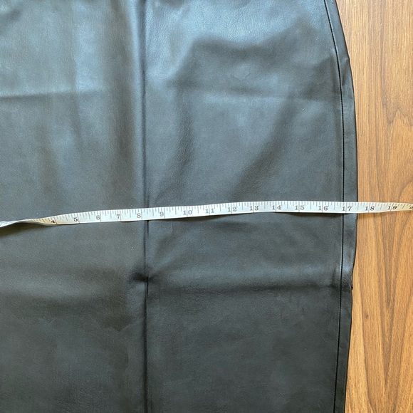 Zara Woman Faux Leather Midi Pencil Skirt - Picture 13 of 14